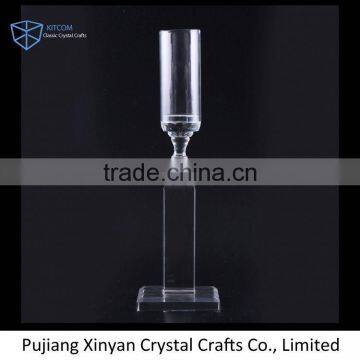 Best seller OEM quality crystal glass candle holder for party from China