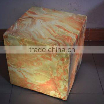 Manufacturer 40CM Cube FRP/GFRP (Fiber Reinforced Plastics) Chair With Remote Control 16 Mix Changeable Colors