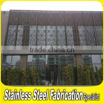 304 Stainless Steel Decorative Exterior Perporated Wall Panel