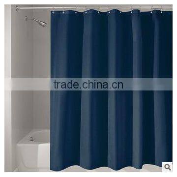 Solid Color Polyester Shower Curtain photo-2