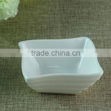 High Quality Rectangle Ceramic Dipping Bowl Soy Sauce Dish photo-2