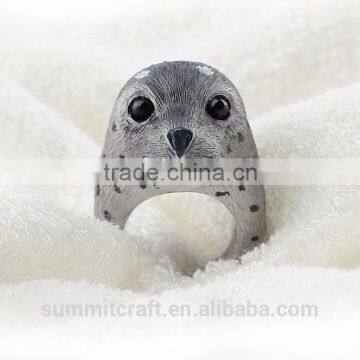 Cartoon Cute Animal Seal Jewelry Accessories Ring