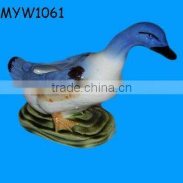 2012 unique fashion supply duck design ceramic wholesale flower pots