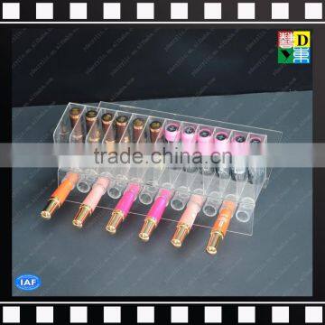 Custom fashionable acrylic lipstick display stand nail polish holder