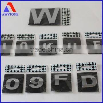 custom 3D plastic letter /plastic number logo