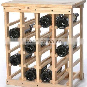 Trade Assurance supplier wholesale leather handmade wooden wine rack