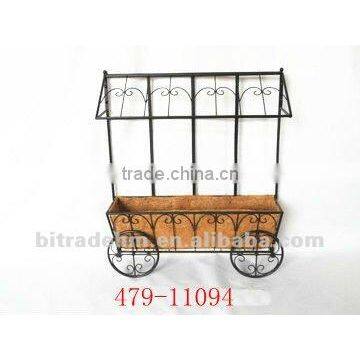 coco plant holder with wheel