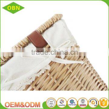 Wholesale High Quality Customized Lined Wicker Cotton Decoration of the Dirty Laundry Basket photo-4