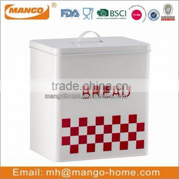 Metal Rectangle Home Goods Bread Lock Storage Canister photo-5