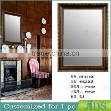 Hand Carved Decorative Wood Mirror Frame Moulding photo-5