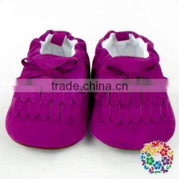 Wholesale 100% Handmade Suede Leather Baby Shoes Soft Sole Baby Moccasins photo-2