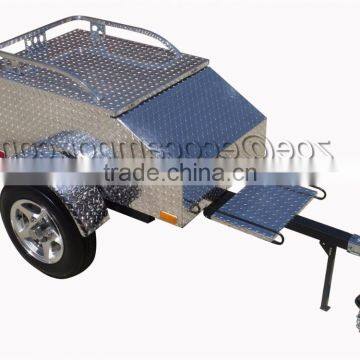 Enclosed Aluminum Cargo Trailer for Motorcycle for Sale photo-4