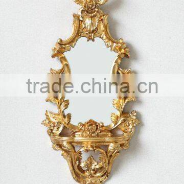 Gold Living Room Furniture Wall Panel With Silver Mirror For Interior Decor photo-4