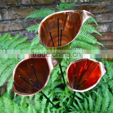 Outdoor Decoration Modern Metal Sculptures for Copper Lily Garden photo-3