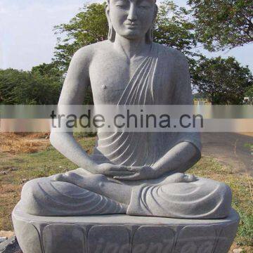 Wholesale feng shui product hand carved natural marble granite buddha statues