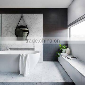 Exceptional Quality Modern Home Design Natural Stone White Marble Tiles in China photo-2