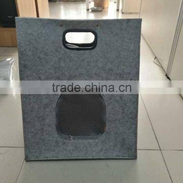 wholesale 2017 trending products wool felt travel cat carrier bag in stock