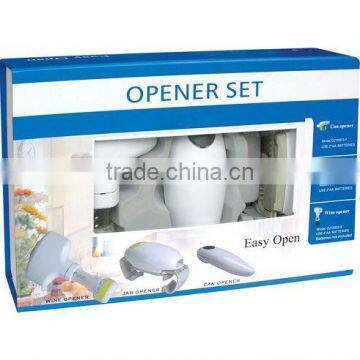 Can opener set,one touch opener,cheap touch opener