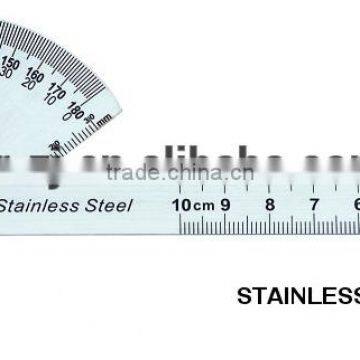 Stainless Steel Protractor and Ruler Adjustable Square Ruler photo-2