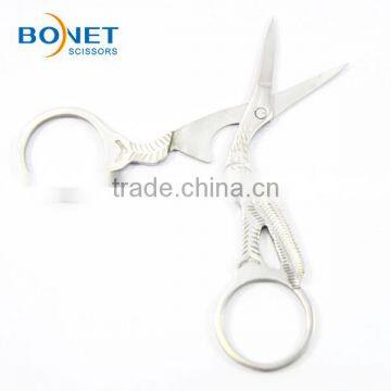 SEM0001S CE Certificated 3-5/8" Professional Fully S/S Mini Thread Stork Scissors photo-2