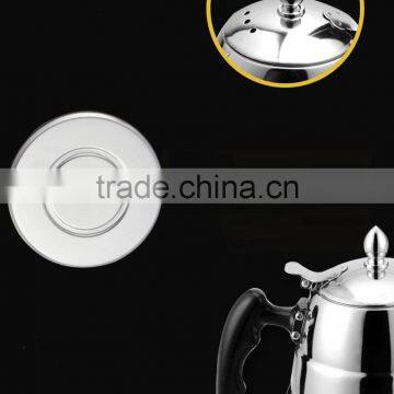304 Stainless Steel Mirror Polished Cooking Teapot Tea Kettle for Restaurant