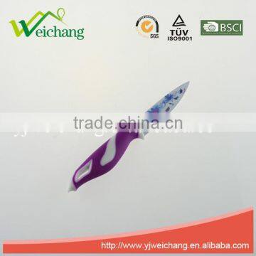 WCE568 5 Pcs Set Kitchen Knives Artwork Painting Blade PP+TPR Handle , Hot Sale, Wholesale photo-6