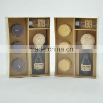 Aroma home fragrance diffuser, candle/ceramic/sola flower diffuser gift set