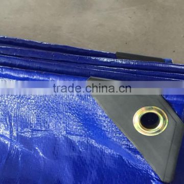 Factory Price Reinforced Hem Finished PE Tarpaulin, Heat Sealed Edges Finished PE Tarpaulin