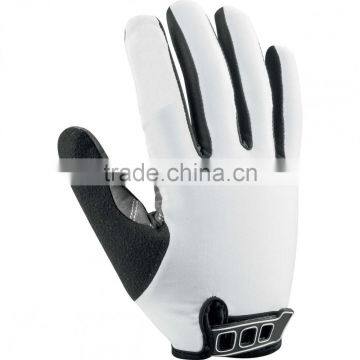 White and Grey Cycling Gloves