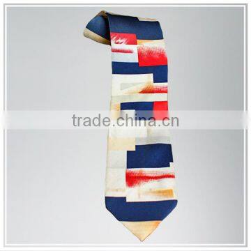 Professional customize new style digital printing 100% silk tie