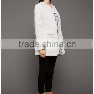 New Arrival Western Designer Goose Down Long Coat OEM Service photo-3