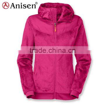Jacket in New Model Slim Coral Fleece Hood Women Jacket photo-2