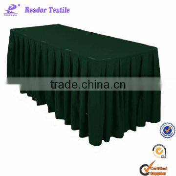 polyester table skirt