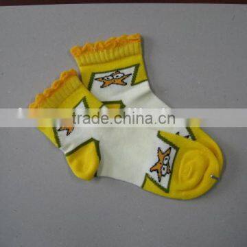 Custom Sock Manufacturer Customized Logo cute kid sock