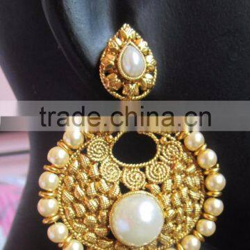 Gold Plated DANGLER Earrings photo-2