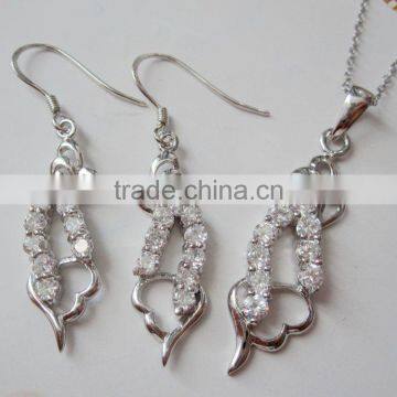 cz jewelry sterling silver