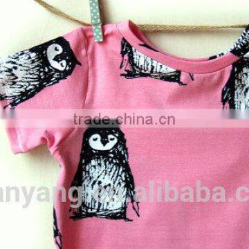 Hot Sale Childrens Boutique Clothing Cute Baby Tops Custom Printing Baby Girls t Shirt photo-3
