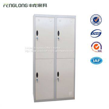 Iron almirah designs 4 door metal storage cabinet safe lockers