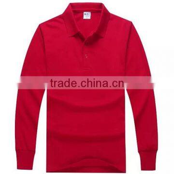 Customzied Blank Polo Shirt With Long Sleeves Unisex Autumn&Winter Top Clothings With Private Labels Or Company Logo Print photo-3