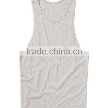 150 Grams Fabric Weight and Blank Design Cheap Wholesale Boys Tank Top photo-2