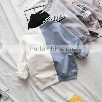 2-7 Years 2017 New Wholesale Autumn Cotton Full Sleeves Stitching Letter Kids Clothing Jackets photo-4