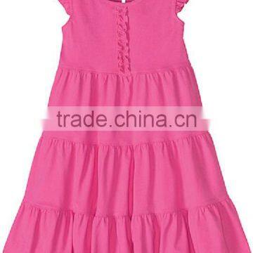 GIRLS CUT & SEW A LINE DRESS WITH CAP SLEEVES photo-1