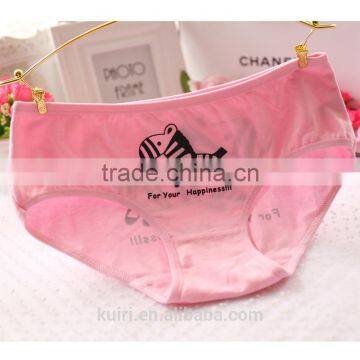 Top Quality Teen Girls Cut Cartoon Horse Underwear Women Cotton Panties photo-5