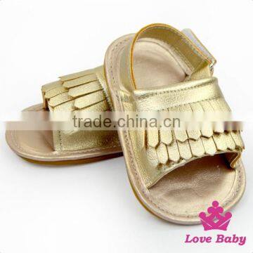 G5X-134 Love Baby Wholesale Summer Infant Soft Soft Sole Cool Cute Tassel Slippers photo-3