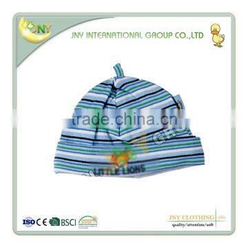 Custom striped knitted wholesale baby beret hats