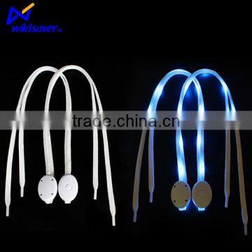 Wholesales color blue LED light up shoelaces