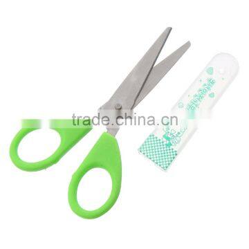 Office Plastic Custom Fruit Green Stainless Steel ABS Scissors With Abs Handle photo-3