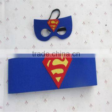 DIY Superman Cape Mask Fancy Dress Kids Childrens Halloween Super Hero photo-2