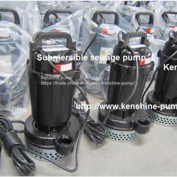 QW,QWP Submersible sewage pump waste water pump trash pump