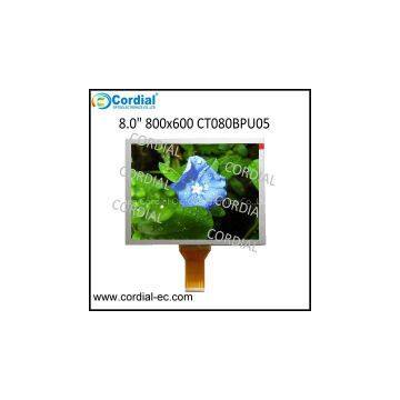 8.0 inch 800x600 TFT LCD MODULE CT080BPU05